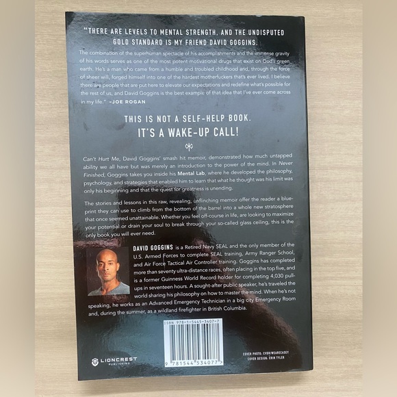 Never Finished by David Goggins Book - Picture 2 of 4